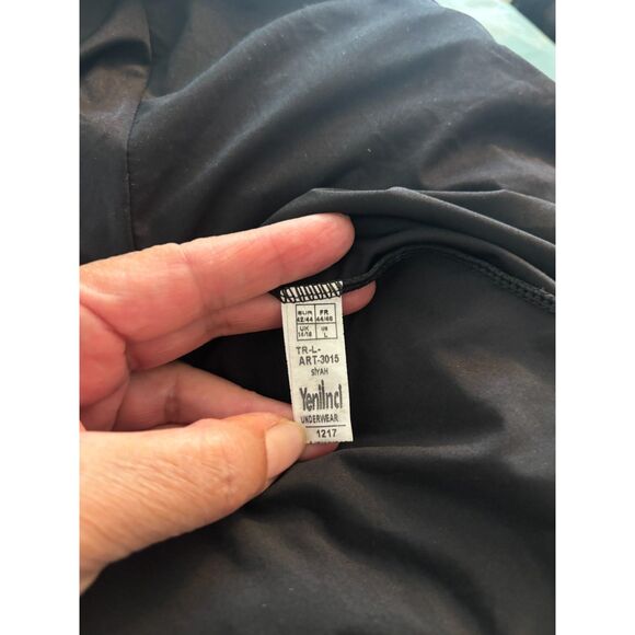 Yeni Inci Homewear Black Lace Sheer Lingerie Nightgown Size Large - Picture 9 of 12